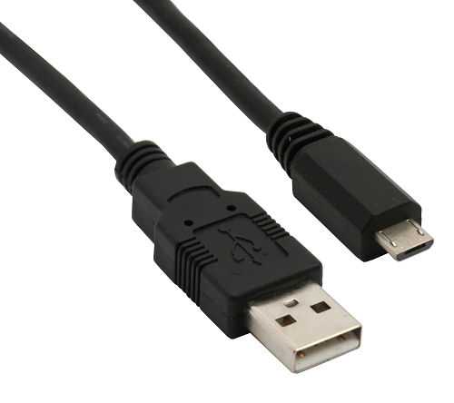 Imagen de un cable MicroUSB